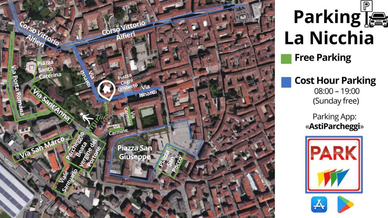 La Nicchia Apartment Asti Bagian luar foto